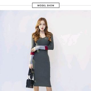 đầm len body hàng nhập
