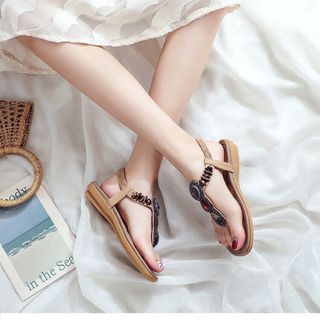 Giày sandal da