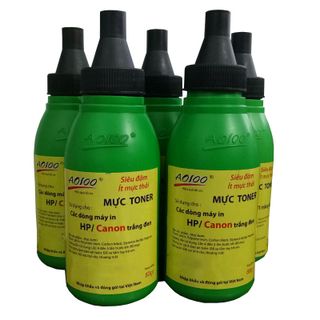 Mực bơm laser AO 100 siêu đậm ít mực thải trọng lượng 80gr-101