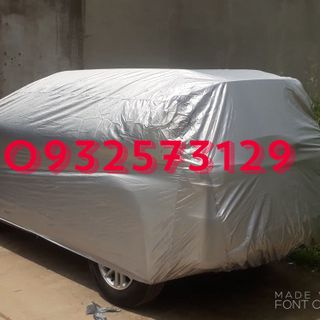 Bạt trùm xe ô tô 16 chỗ cao cấp chất tráng bạc xịn