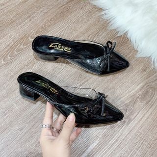 Dép sục nơ phối mika