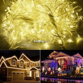 Dây led trang trí noel không chớp 8m-nhiều màu
