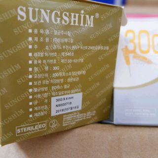 Đầu Kim Nano 30G-4mm tiêm dưỡng chất