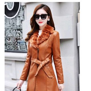 Áo da cổ lông quảng châu cao cấp