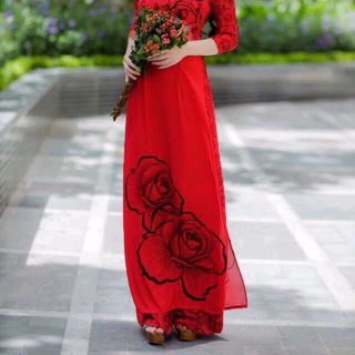 set đầm in hoa