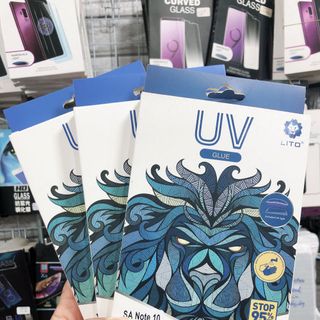 Kính cường lực keo UV LiTo s10s10 Plus note 10 note 10 pro