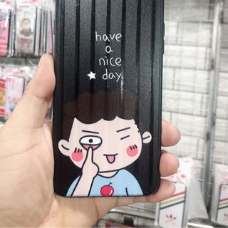 ỐP HÌNH VÂN VALI VIỀN DẺO LƯNG CỨNG FULL MÃ IPHONE