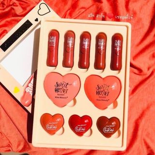 Set Sweet Heart 3 in 1 Son Phấn