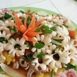 Mực Cắt Hoa Tươi Sống