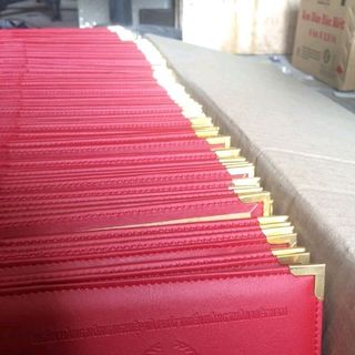 làm sổ bìa da giá rẻ