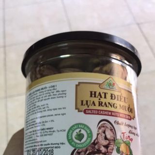 HẠT ĐIỀU LỤA RANG MUỐI NGUYÊN HẠT TO