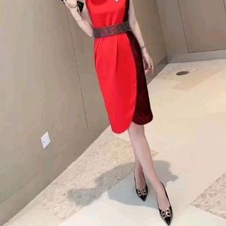 đầm thiết kế kèm nịt hàng nhập