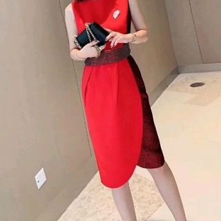 đầm thiết kế kèm nịt hàng nhập
