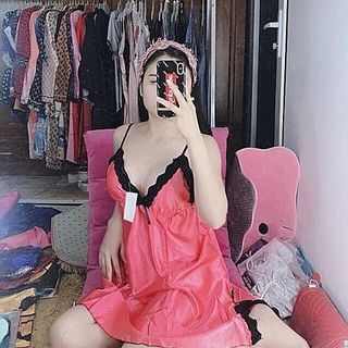 Đầm ngủ phi bóng viền ren