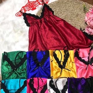Đầm ngủ phi bóng viền ren