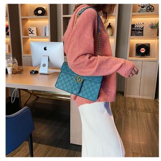 Túi đeo chéo họa tiết GD in chìm size 25cm có nhiều màu VIDEO