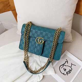 Túi đeo chéo họa tiết GD in chìm size 25cm có nhiều màu VIDEO