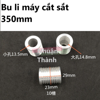 Bu li máy cắt sắt chạy dây curoa