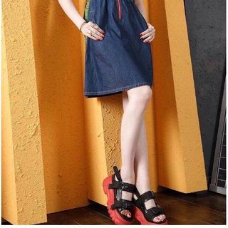 đầm jean dj
