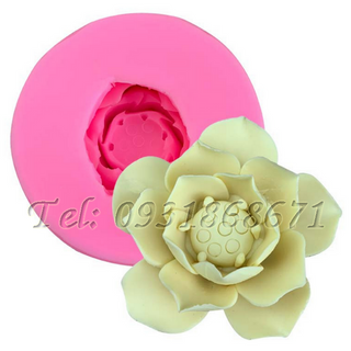 Khuôn rau câu silicon hoa sen cánh nhọn - Mã số 170