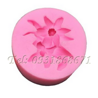 Khuôn rau câu silicon hoa thủy tiên chùm - Mã số 57
