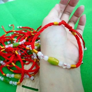 vòng đeo tay dây rút mặt đá