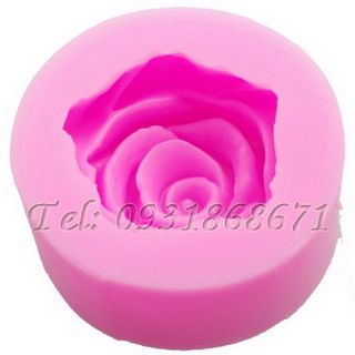 Khuôn rau câu silicon hoa hồng - Mã số 20