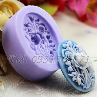 Khuôn rau câu silicon hoa hồng kiểu - Mã số 72