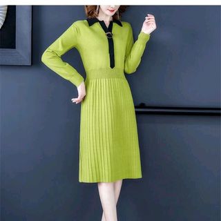 đầm xòe len