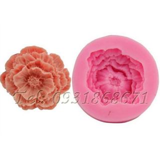 Khuôn rau câu silicon hoa cẩm chướng - Mã số 18B