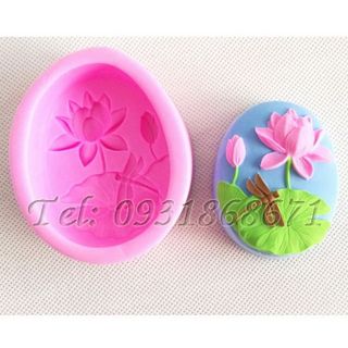 Khuôn rau câu silicon sen cành - Mã số 172