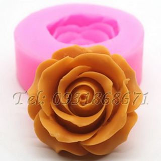 Khuôn rau câu silicon hồng cánh mỏng - Mã số 43