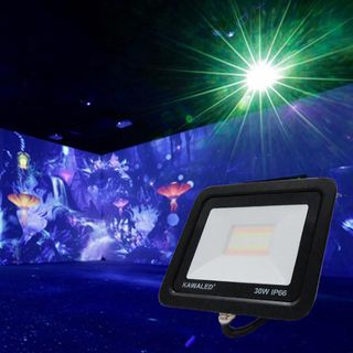 Đèn Pha Led Đổi Màu Điều Khiển Từ Xa