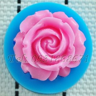 Khuôn rau câu silicon hoa hồng - Mã số 20M