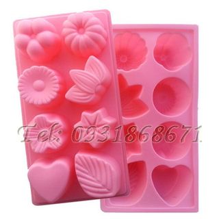Khuôn rau câu silicon hoa lá – Mã số 134
