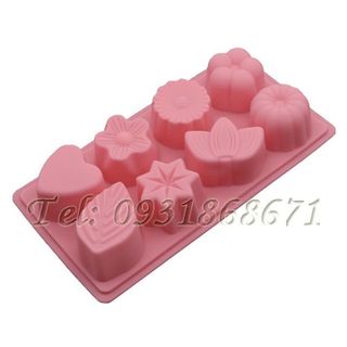 Khuôn rau câu silicon hoa lá – Mã số 134