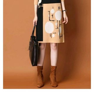 đầm len hoa tiết bi