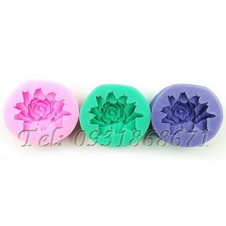 Khuôn rau câu silicon hoa hồng xéo - Mã số 32