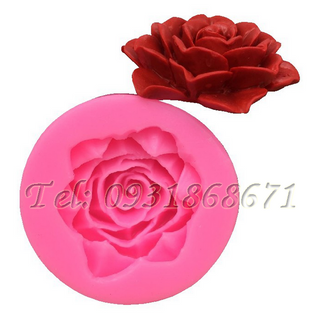 Khuôn rau câu silicon hoa hồng cánh nhọn - Mã số 160