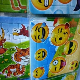 sỉ tranh ghép giấy loại dầy kich thước 14cm x 14cm đủ mẫu