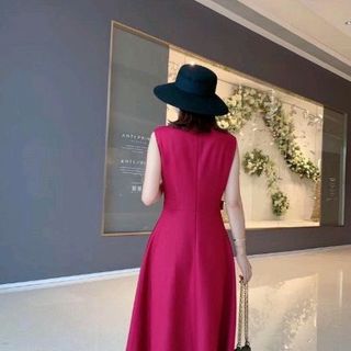 đầm thiết kế phối lụa