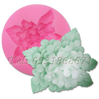 Khuôn rau câu silicon hoa cẩm tú cầu - Mã số 68