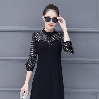 Đầm Chấm Bi Nữ Tính