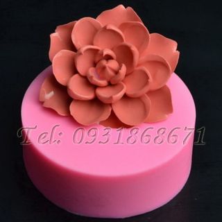 Khuôn rau câu silicon hoa sen nước - Mã số 221