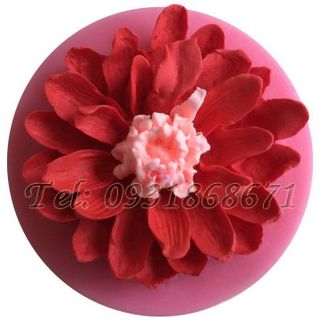 Khuôn rau câu silicon cúc cánh dài - Mã số 17