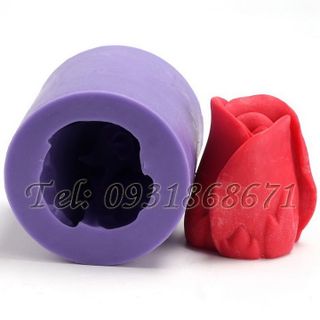Khuôn rau câu silicon hoa hồng búp - Mã số 7
