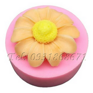 Khuôn rau câu silicon hoa giã quỳ - Mã số 125