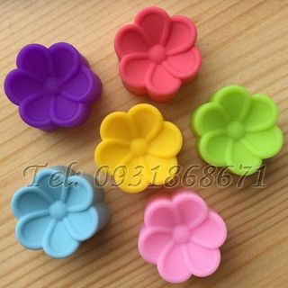 Bộ 10 khuôn silicon hoa mai - Mã số 89 - Size 5 cm