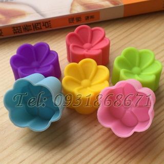 Bộ 10 khuôn silicon hoa mai - Mã số 89 - Size 5 cm