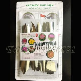 Dụng cụ làm rau câu 3D – Bộ số 3 - Tặng kèm kim nhụy